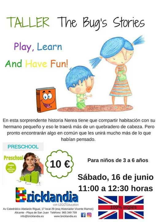 Taller de Cuentos en inglés "The Bug´s Stories"