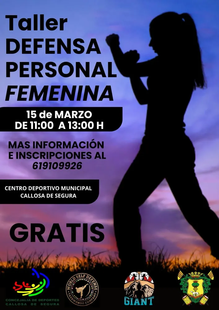 Taller de defensa personal para mujeres