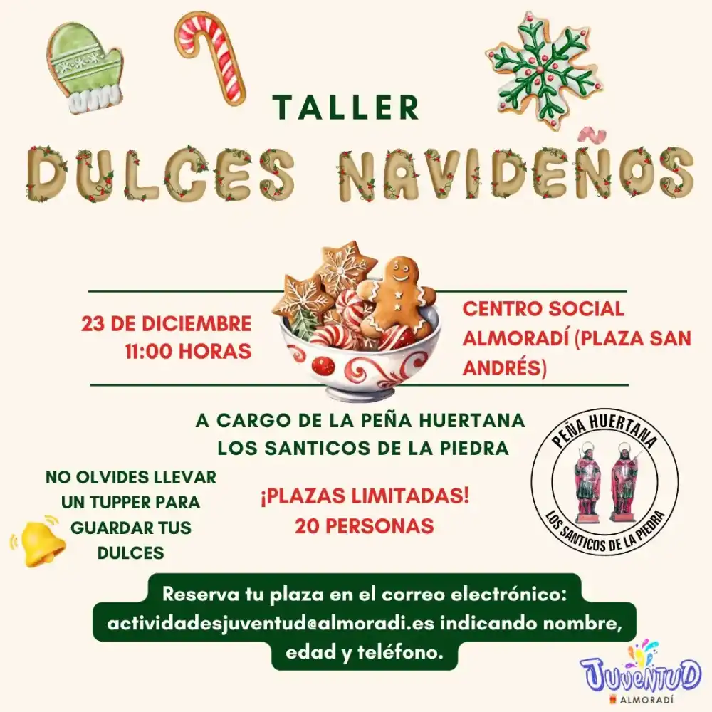 Taller de dulces navideños