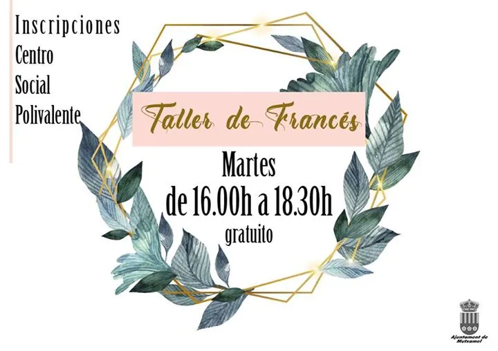 Taller de francés en Mutxamel