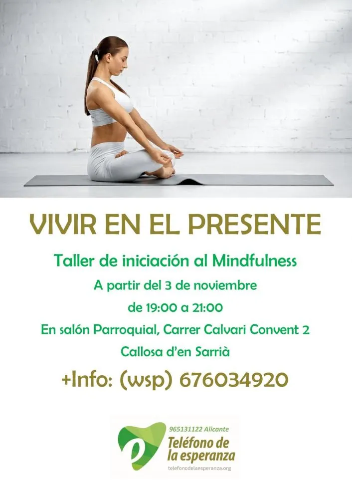 Taller de iniciación al MindFulness