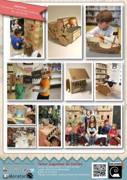 Taller de juguetes de Cartón en San Juan