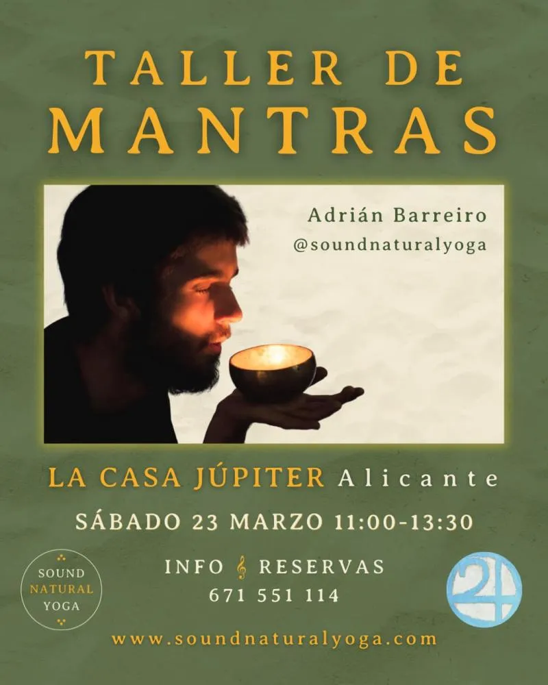 Taller de mantras con Adrián Barreiro
