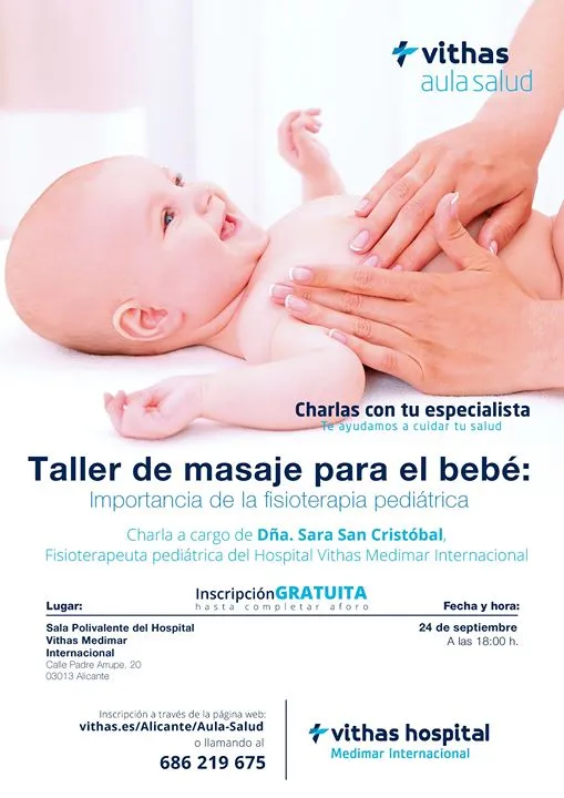 Taller de masaje para el bebé