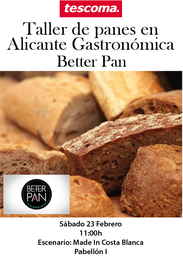 Taller de panes en Alicante Gastronómica Better Pan
