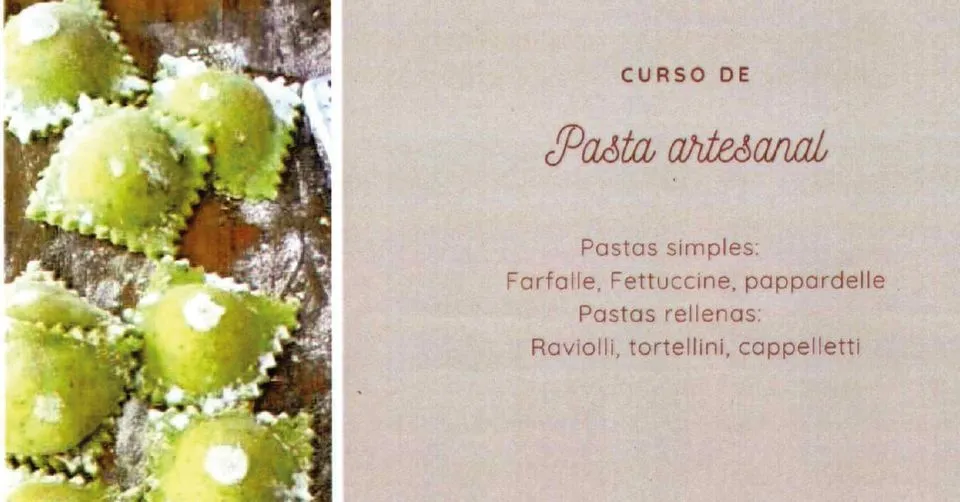 Taller de pasta artesanal
