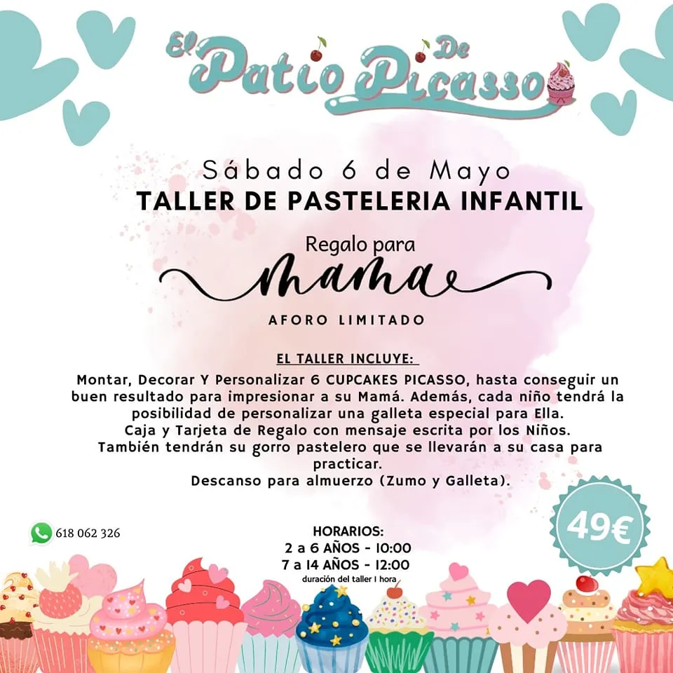 taller de pastelería infantil