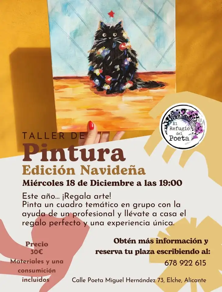 Taller de pintura Edición Navideña