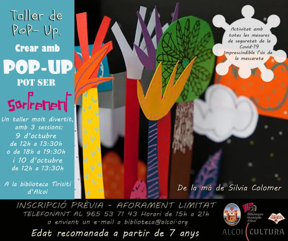 Taller de pop-ups en Alcoy