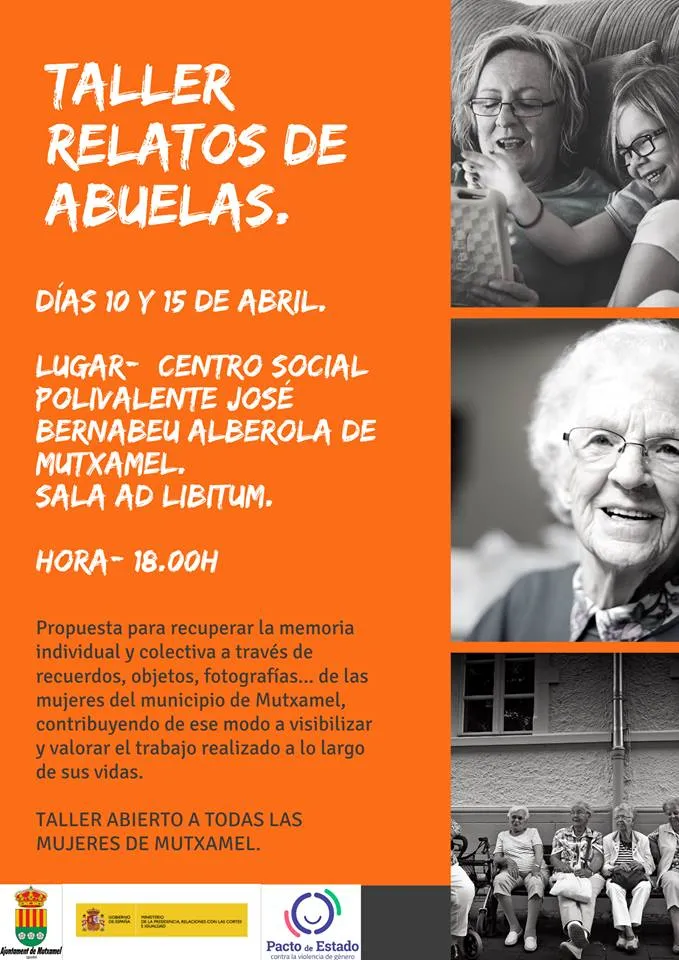 Taller de relatos de abuelas en Mutxamel