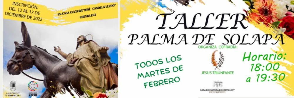 Taller de Rizado de la Típica Palma de domingo de Ramos