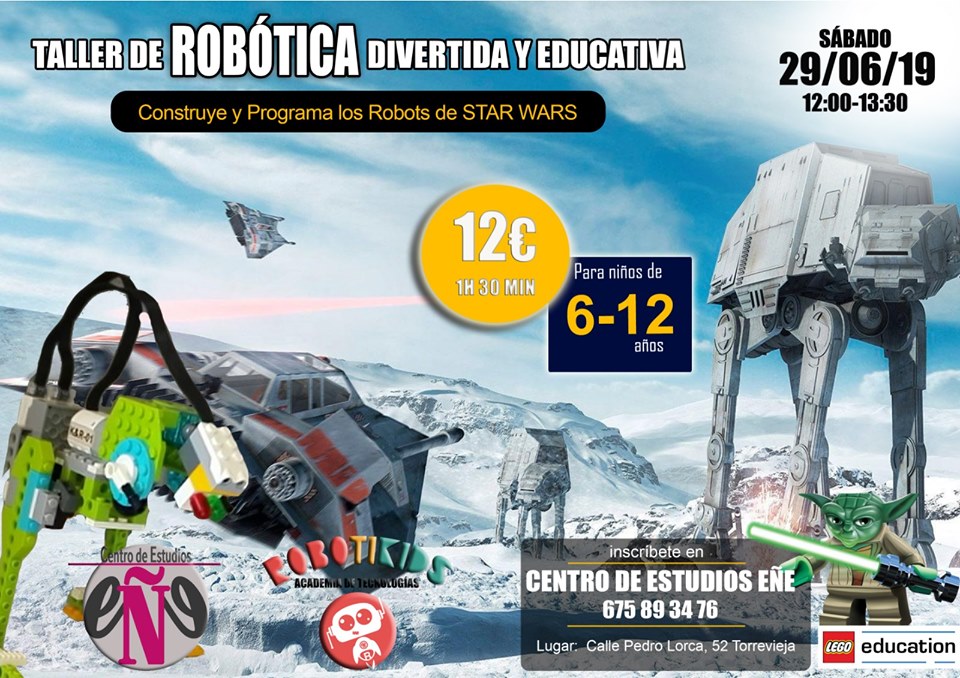 Taller de robótica divertida y educativa en Alicante