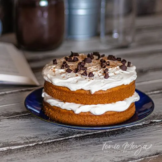 Taller de tarta especiada de boniato con frosting de queso