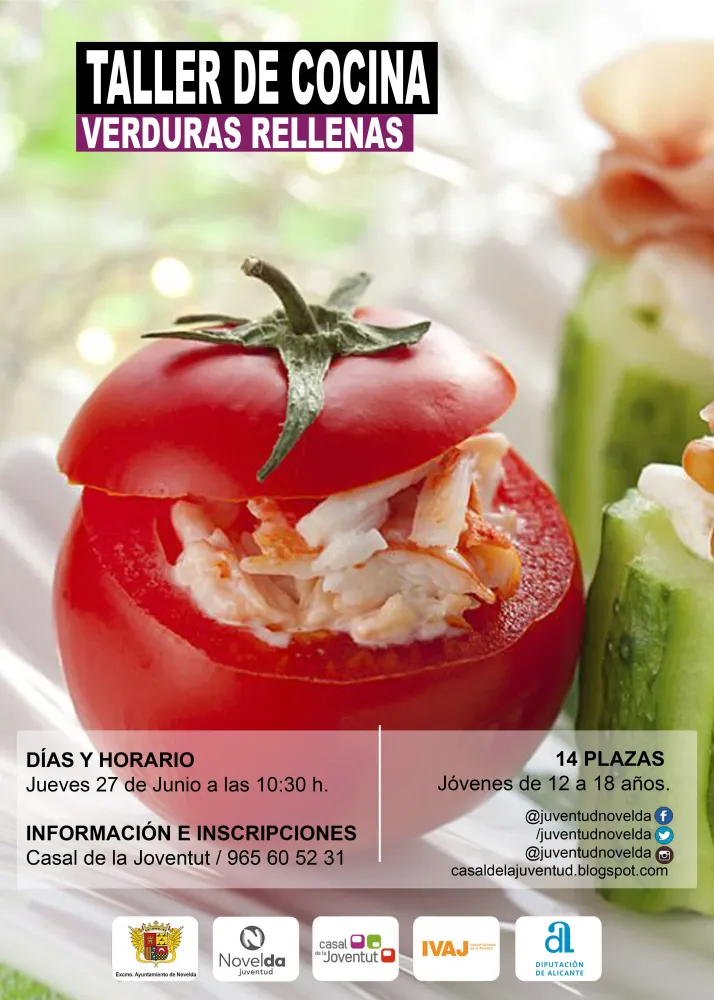 Taller de verduras rellenas