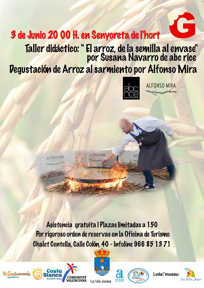 Taller didáctico: "El arroz, de la semilla al envase" por Susana Navarro