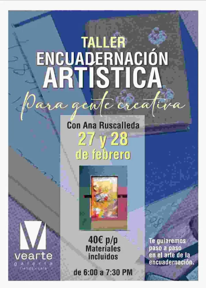 Taller Encuadernación Artística para gente creativa