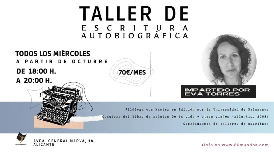 Taller escritura autobiográfica por Eva Torres