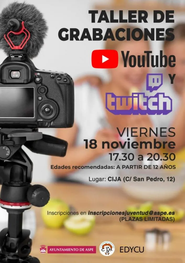Taller grabaciones YouTube