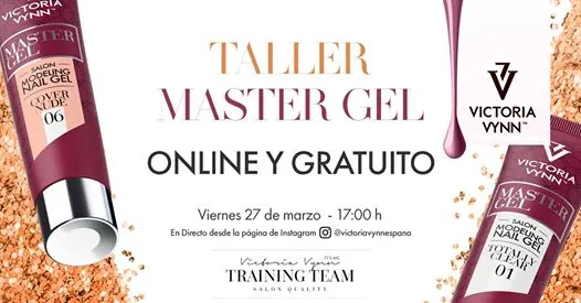 Taller gratuito y online de construcción de uñas con Master Gel