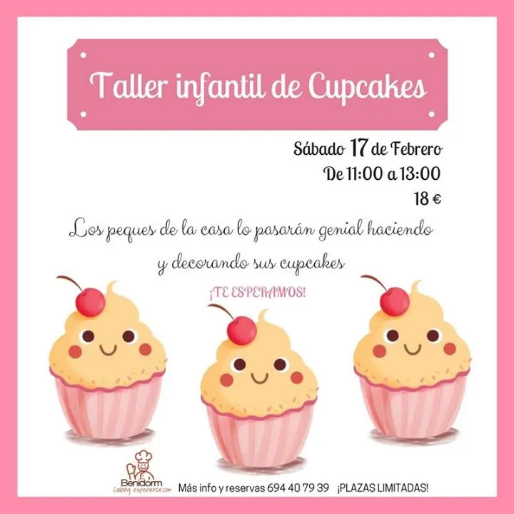Taller Infantil De Cupcakes