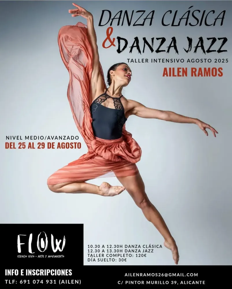 Taller Intensivo Clásico & Danza Jazz con Ailen Ramos