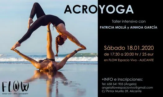 Taller intensivo de Acroyoga con Patricia Mollá y Ainhoa García