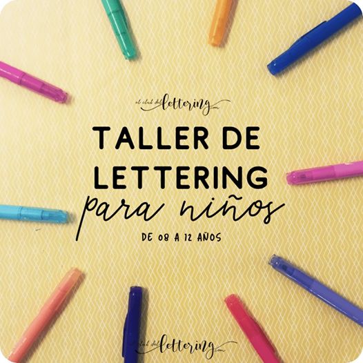 Taller Lettering para Niños en Alicante