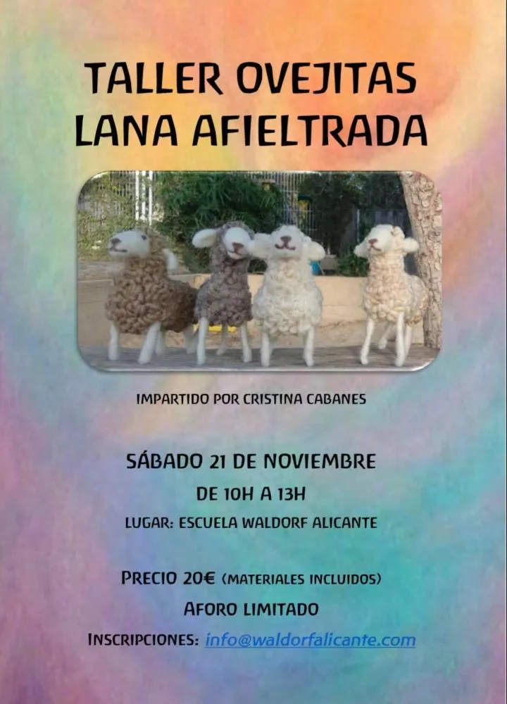 Taller ovejitas Lana Afiletrada