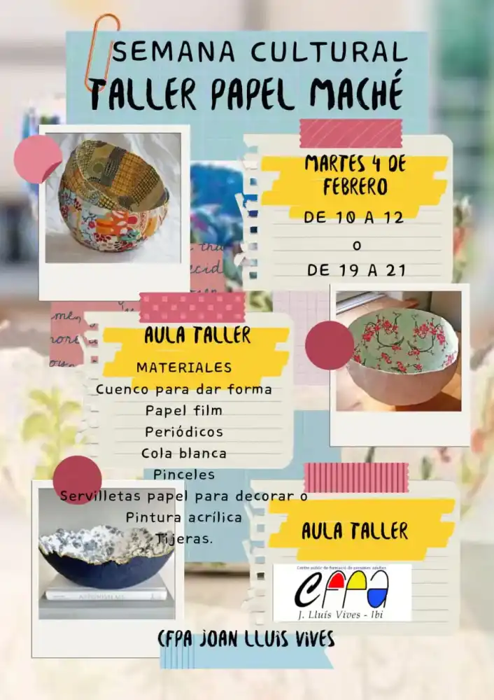 Taller Papel Maché ► Semana Cultural "Res a Pedre, molt a guanyar" 2025