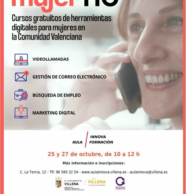 Taller para mujeres sobre el uso de Internet y nuevas tecnologías