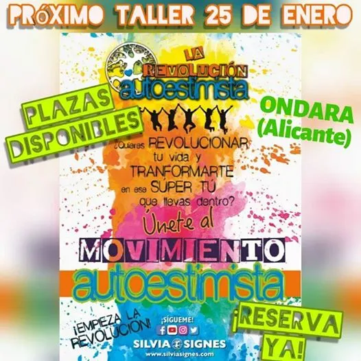 Taller R-Evoluciona TU VIDA en Ondara