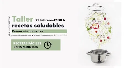 Taller Recetas saludables en 15 min. San Vicente del Raspeig
