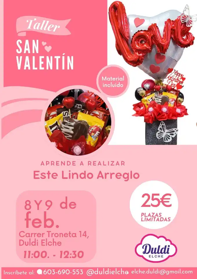 Taller San Valentin Elche