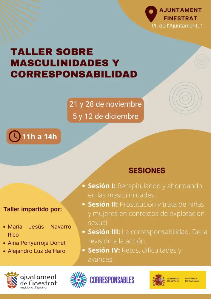 Taller sobre masculinidades y corresponsabilidad