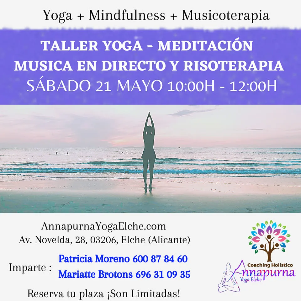 Taller Yoga + Meditación + Piano en directo + Risoterapia