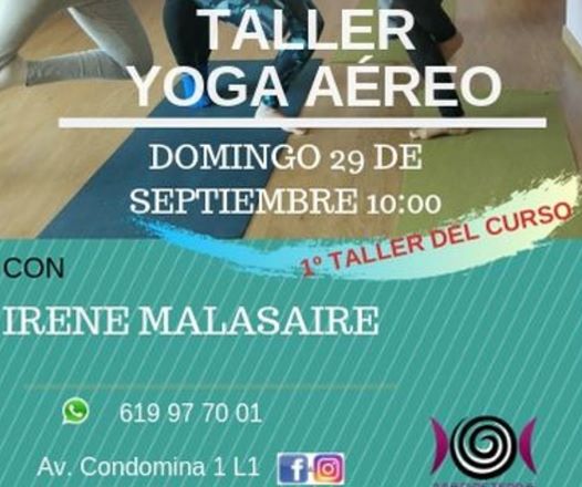 Taller Yoga Aéreo con Irene Malasaire
