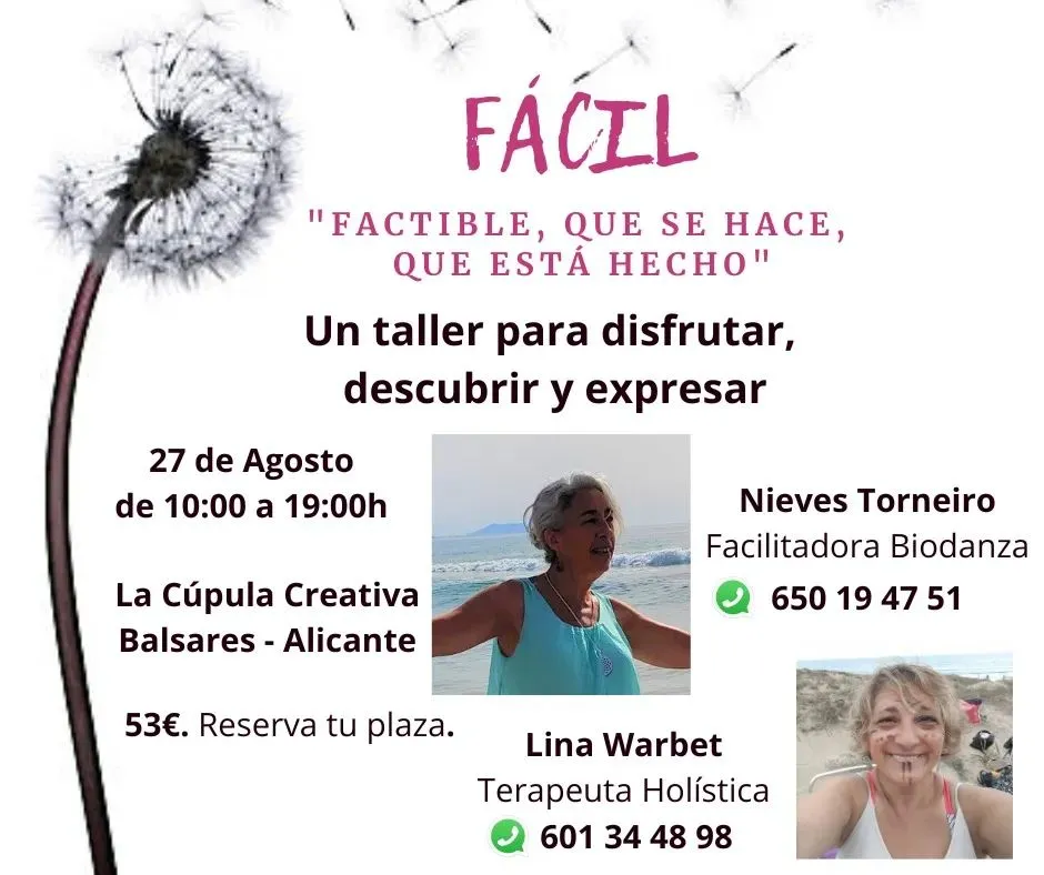 Taller "FÁCIL" - "Factible, que se hace, que está hecho"