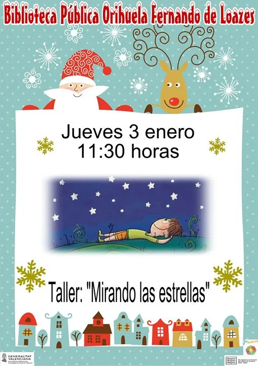 Taller "Mirando las estrellas en la Biblioteca Pública del Estado de Orihuela