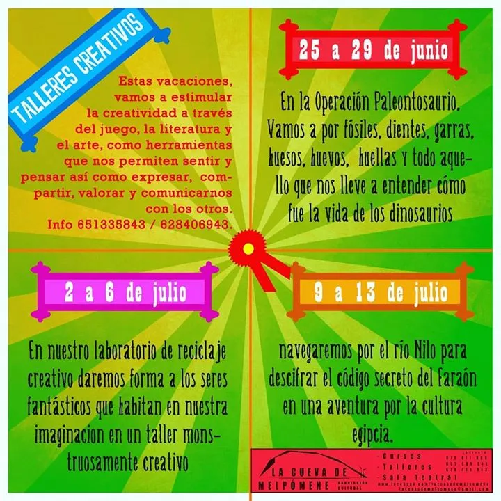Talleres Creativos para niños en Torrevieja