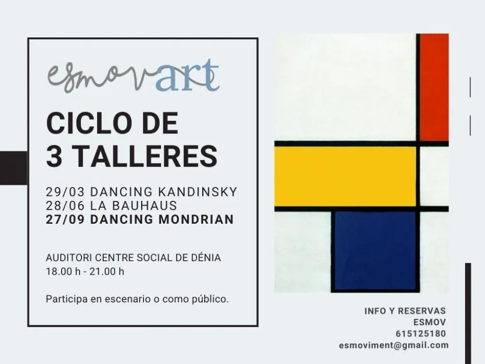 Talleres Dancing Kankinsky, la Bauhaus y Dancing Mondrian
