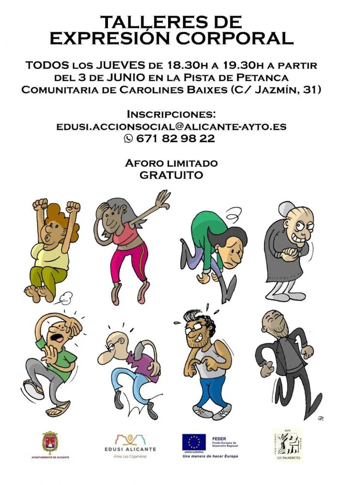Talleres de expresión corporal en Alicante