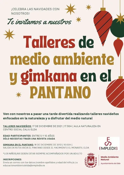 Talleres de Medio Ambiente y Gymkana en el Pantano