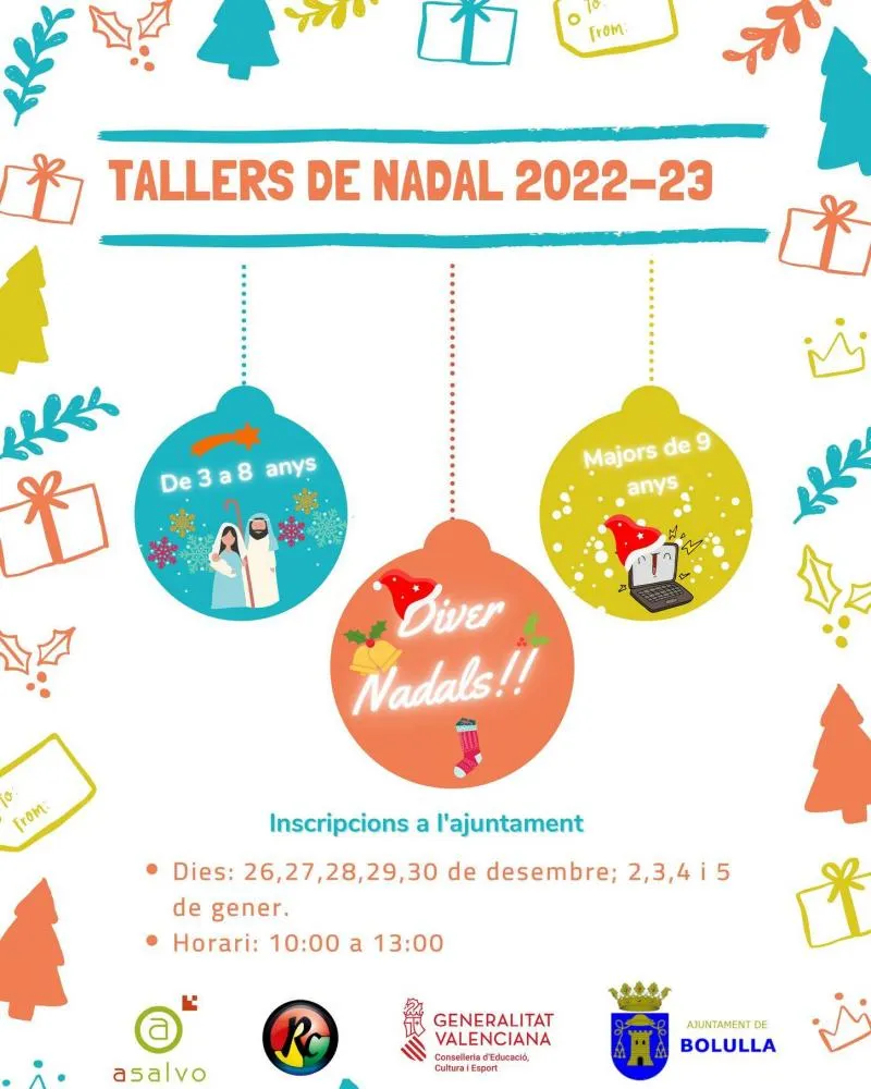 Talleres de Navidad Gratuitos