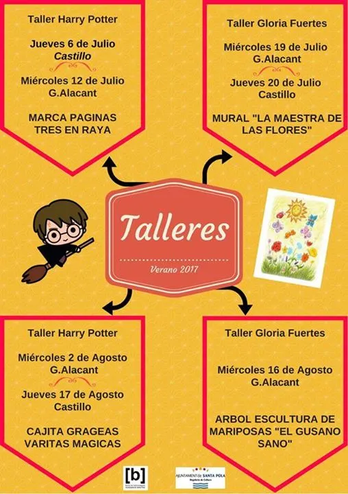 Talleres de Verano en Santa Pola
