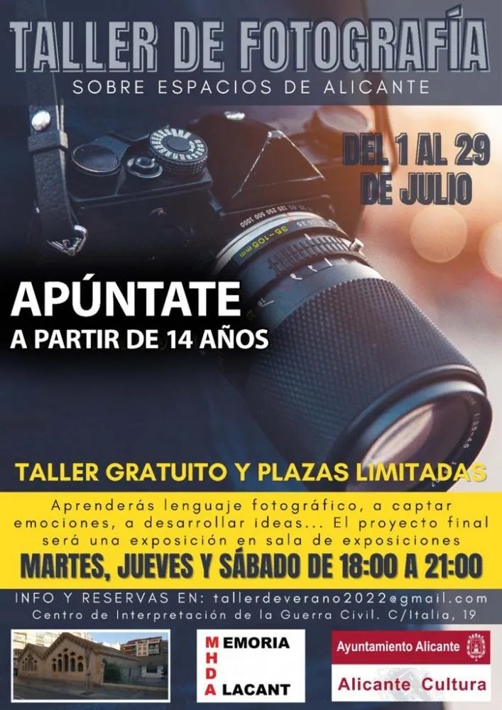 Talleres gratuitos para que los jóvenes conozcan la historia de Alicante