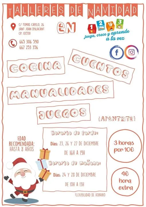 Talleres Navidad 2019