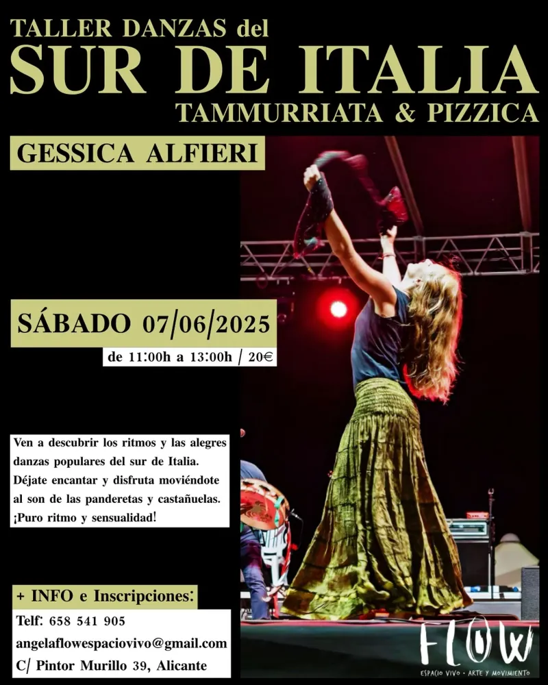 Tammurriata & Pizzica - Taller Danzas del Sur de Italia