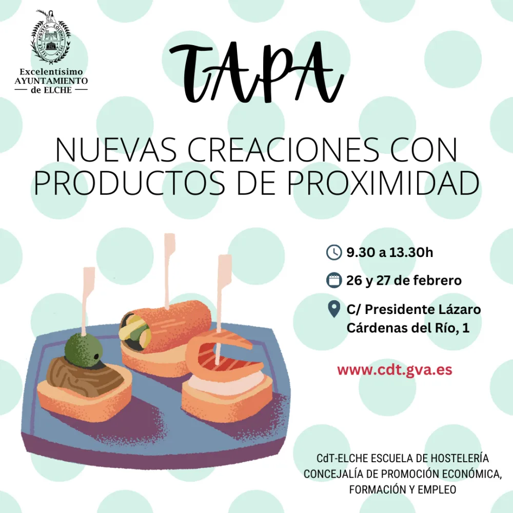 Tapas: Nuevas creaciones con productos de proximidad