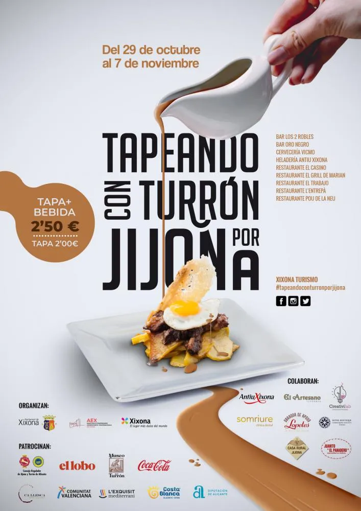 Tapeando con turrón en Jijona 2021
