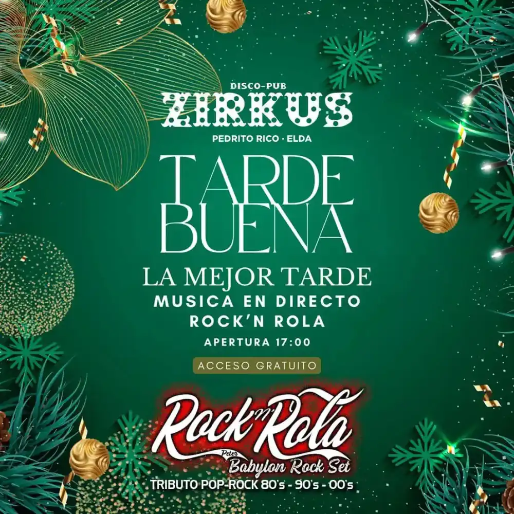 Tardebuena Zircus con Rock n' Rola